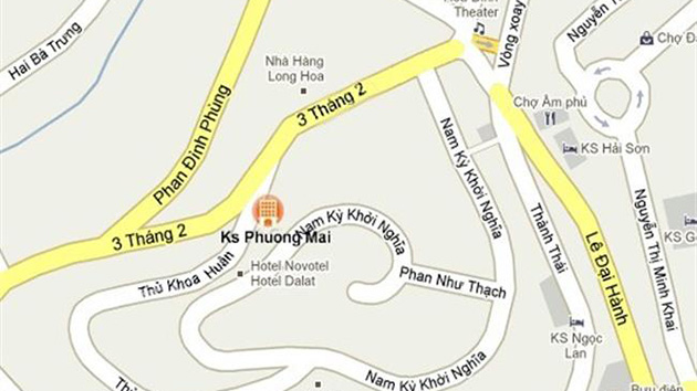 Đường 3 tháng 2 Đà Lạt Maps