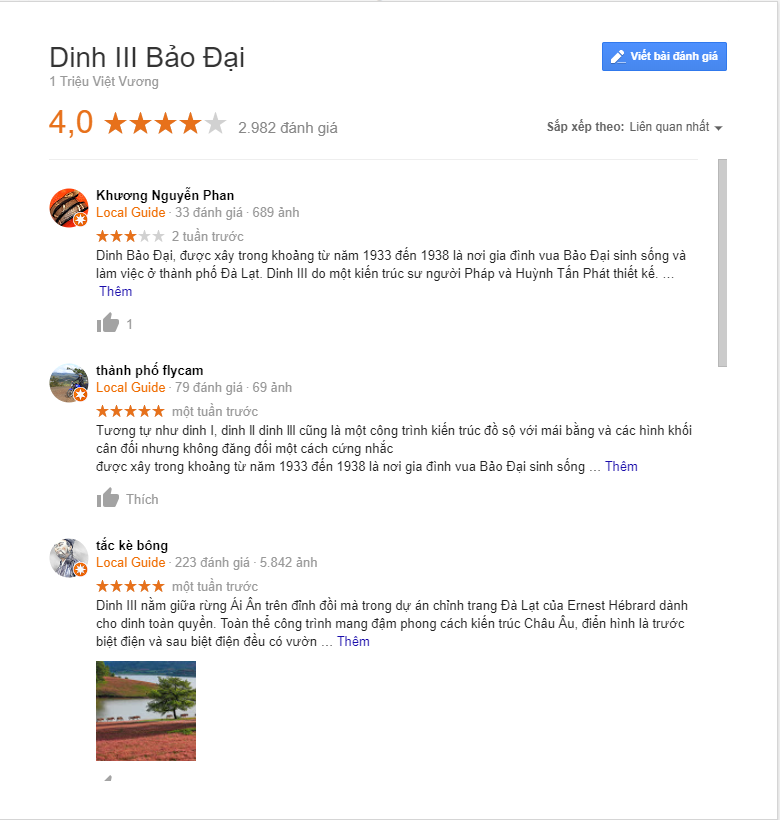 review dinh bảo đại đà lạt