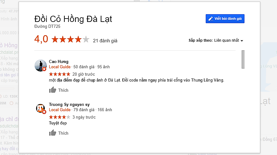 Đánh giá đồi cỏ hồng Đà lạt