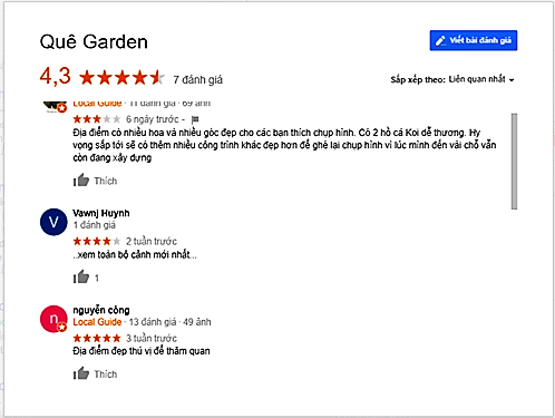 Review que garden Đà Lạt