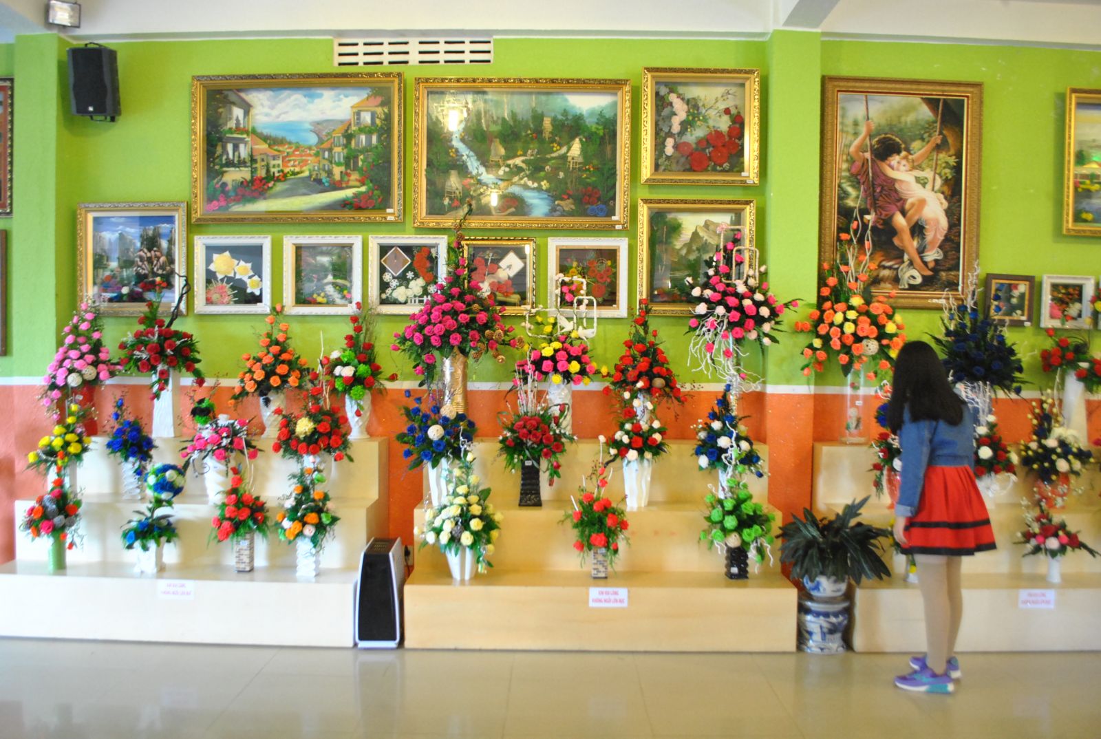 rừng hoa Đà Lạt - showroom hoa khô