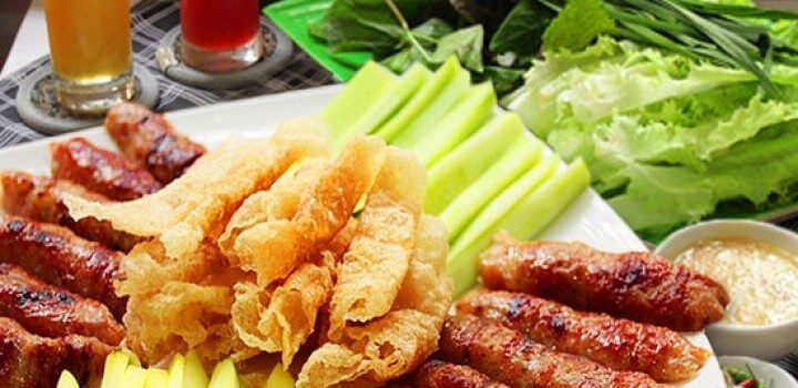 Nem nướng Bà Hùng Đà Lạt