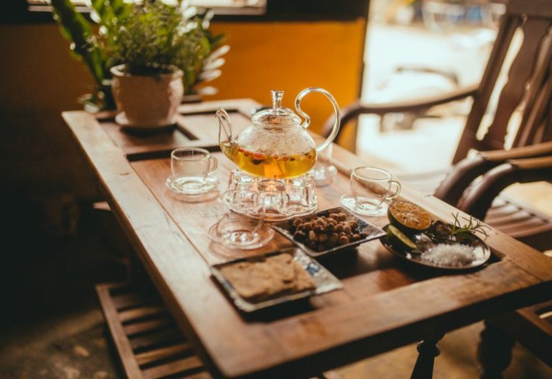 quán trà ở Đà Lạt
