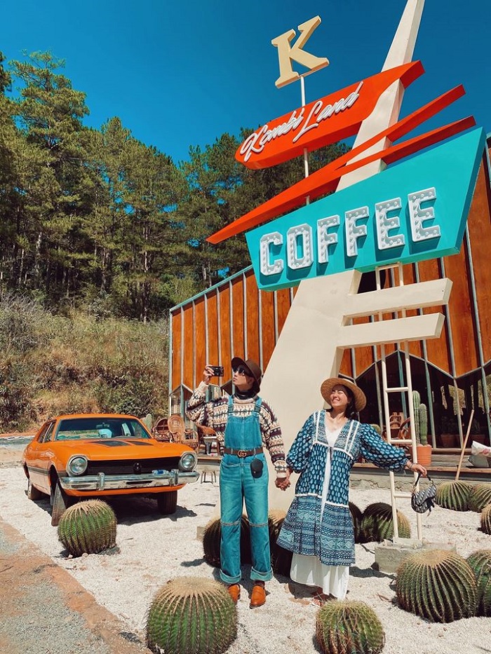 kombi lan coffee Đà Lạt