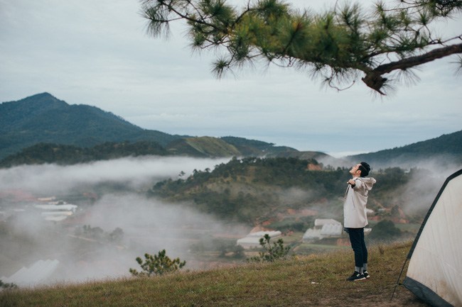 cắm trại qua đêm ở Đà Lạt