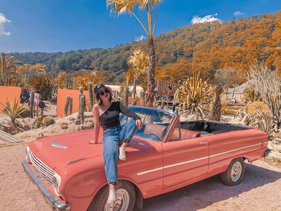 Check in Kombi Land Đà Lạt