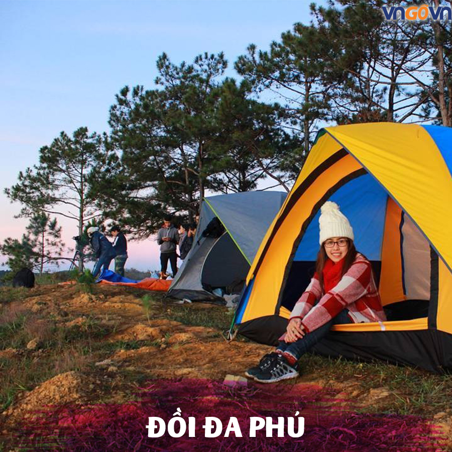 ngủ lều ở Đà Lạt