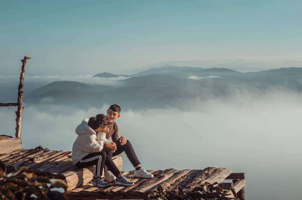 thảm gỗ săn mây Đà Lạt